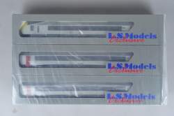 Jouet : Train LS models Exclusive made by Modern Gala HO : 43550 1/2/3 voitures passagers l11 dont voiture pilote SNCB