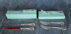 Couverts en métal argenté de style marque ERCUIS France: 12 fourchettes 800gr et