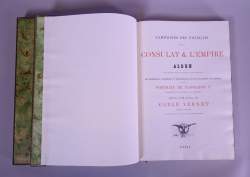 Livre: -Campagnes des Français...- ex n°2/3 en maroquin sur pur chiffon à la cuv