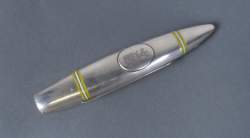 Argenterie : Etui à cigare en argent poincon Belgique