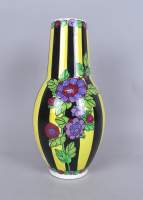 Céramique : Vase ovoïde émail peint BOCH La Louvière D681 F.488 circa 1924
