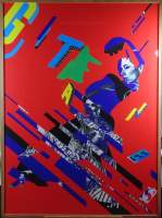 Estampe: 11 affiches -Hommage à Max Ponty- expo Gitane 1991 par divers artistes
