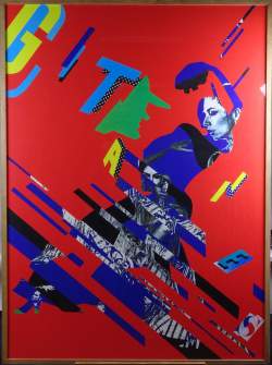 Estampe : 11 affiches - Hommage à Max Ponty - expo Gitane 1991 par divers artistes imprimé par GRAFICAZA (France) dont 1 encadrée