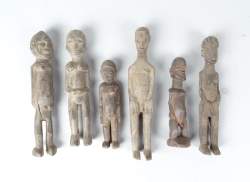 Africain: Statuettes Lobi Burkina (6pcs) Africain: Statuettes Lobi Burkina (6pcs)