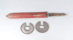 Africain: Glaive + bracelets de combat Kenya Massaï (3pcs) Africain: Glaive + bracelets de combat Kenya Massaï (3pcs)
