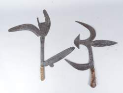 Africain: Armes de jet Nzakara (2pcs) Africain: Armes de jet Nzakara (2pcs)