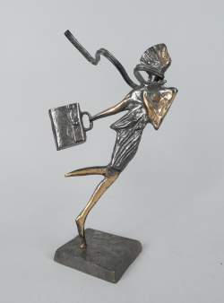 Sculpture: Bronze -Lola- signé LOHE Yves