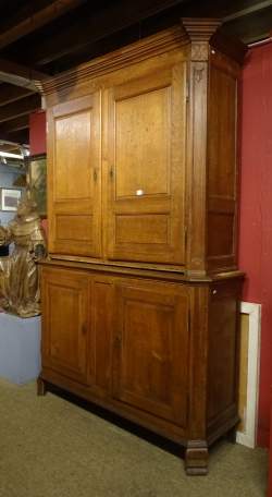 Meuble Deux corps en chêne début 19eS Meuble Deux corps en chêne début 19eS