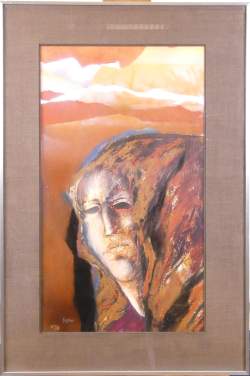 Tableau HSP - Portrait - signé ROUSSEAU Alain Tableau HSP - Portrait - signé ROUSSEAU Alain