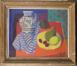 Tableau HSP - Nature morte aux fruits - daté 45 signé RETS Jean Tableau HSP - Nature morte aux fruits - daté 45 signé RETS Jean