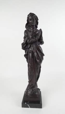 Sculpture : Bronze - Vierge de l'Immaculée Conception - signé ACUNA José Maria Sculpture : Bronze - Vierge de l'Immaculée Conception - signé ACUNA José Maria