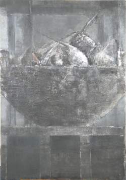 Tableau : Technique mixte - Nature morte - signé au dos RAPPEZ Dominique Tableau : Technique mixte - Nature morte - signé au dos RAPPEZ Dominique
