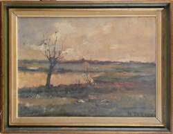 Tableau HSC - Paysage - signé DE ROOVER Prosper Tableau HSC - Paysage - signé DE ROOVER Prosper