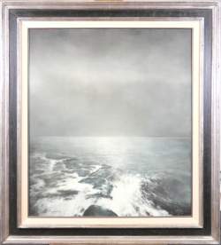 Tableau HST - La Mer du Nord - daté au dos 80 signé MACKOWIAK Erwin Tableau HST - La Mer du Nord - daté au dos 80 signé MACKOWIAK Erwin