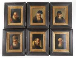 Tableau HST (6pcs) - Tronie/Les portraits - dans le goût de DIETRICY Christian Tableau HST (6pcs) - Tronie/Les portraits - dans le goût de DIETRICY Christian