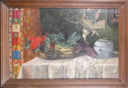 Tableaux HST - Nature morte - daté 1910 signé Alice WARTEL (19e , 20eS)