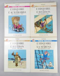 BD : Hergé - Tintin raconte - 4V in - folio éd Septimus (4p)(Bon état gen , int très frais)
