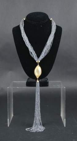 Bijou : Collier/sautoir en perles de verre de MURANO Bijou : Collier/sautoir en perles de verre de MURANO