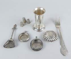 Argenterie : divers objets en argent Argenterie : divers objets en argent