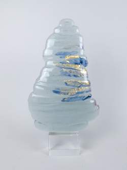 Sculpture en verre de couleurs -Arbre stylisé- 2023 signé PAROT Maxence