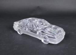 Verrerie : Voiture - Alpha Roméo 164 - en cristal signé DAUM France