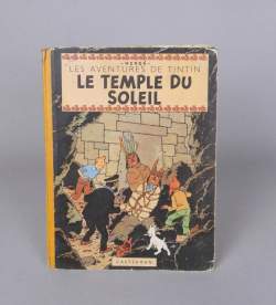 BD: Les aventures de TINTIN Hergé éd CASTERMAN: Le temple du soleil EO B3 1949 (