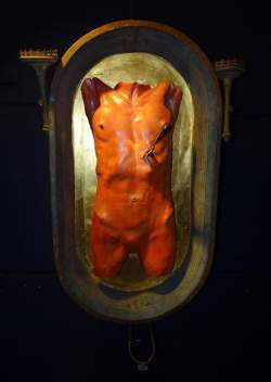 Sculpture murale Technique mixte -Mara- signé BOLSSENS Henri