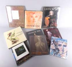 Livre : 10 livres d'art : 9 de Leonor FINI + 1 de Jean COCTEAU