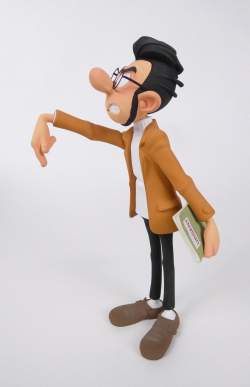 BD: Franquin, Fariboles Collection Gaston  -Prunelle- N° 97/750 en résine H:22,5