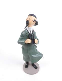 BD: Hergé création Moulinsart -Tournesol avec béret et jumelles- circa 2003 N° 1