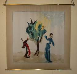 Objet : - EL arbol de la penitencia Purgatorio Canto XXIV - d'après DALI Salvador