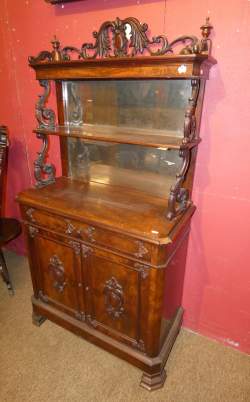 Meuble : Petit vaisselier Louis-Philippe milieu 19eS