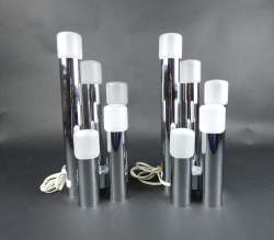 Luminaire : Paire de lampes de table attribuées à SCIOLARI Gaetano