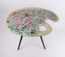 Meuble : Table pique - nique/ crayon designer DE ROECK Lucien