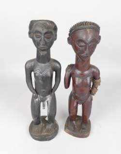 Africain : Statuettes couple Luena